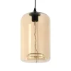 Lussiol Lighting Suspension En Verre Ambré D. 18 Cm 16