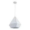 Lampea Suspension Industrielle En Blanc 150 Cm 22