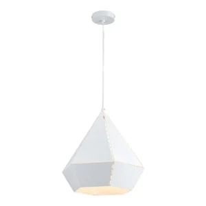 Lampea Suspension Industrielle En Blanc 150 Cm 14