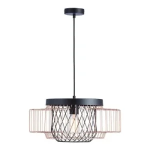 Lampea Suspension Industrielle En Cuivre 127 Cm 13