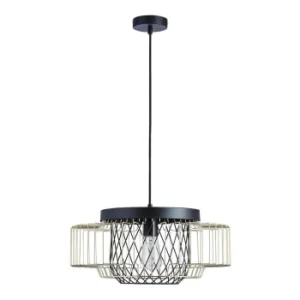 Lampea Suspension Industrielle En Cuivre 127 Cm 15