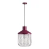 Lampea Suspension Industrielle En Rouge 43,7 Cm 19