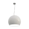 Lumicom Suspension Métal Blanc Brillant 50cm 20