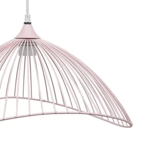 Decoratie Suspension Métal Filaire Rose 10