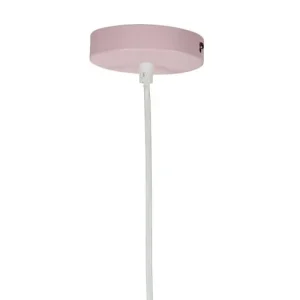 Decoratie Suspension Métal Filaire Rose 14