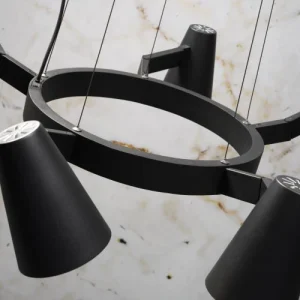 It’s About Romi Suspension Noire 5 Lampes 10