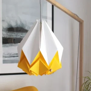 Tedzukuri Atelier Suspension Origami Bicolore En Papier Taille L 14