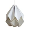 Tedzukuri Atelier Suspension Origami Bicolore En Papier Taille M 11