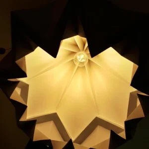 Tedzukuri Atelier Suspension Origami Bicolore En Papier Taille XL 10