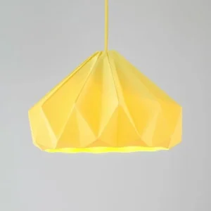 Studio Snowpuppe Suspension Origami Jaune D’automne 28cm 12