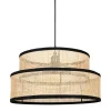 Decoratie Suspension Rotin Noir D35cm 16