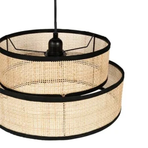 Decoratie Suspension Rotin Noir D35cm 10