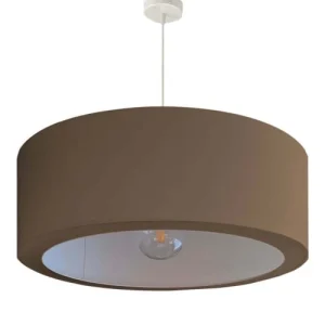 Abat-jours Suspension Silvio Chocolat Ø 65 X H 25 12