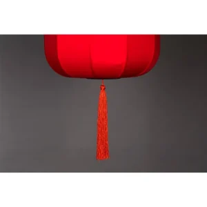 Dutchbone Suspension Style Lanterne Japonaise D40cm Rouge 16