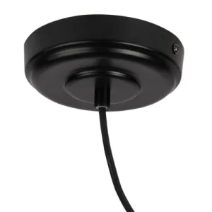 Maisons Du Monde Suspension Tambour En Métal Noir Perforé D42 12