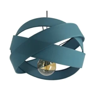 Metropolight Suspension Textile Bleu D38cm 12