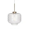 Globen Lighting Suspension Verre Transparent/métal D25cm 20