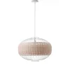 Lumisky VALENTINA WHITE – Suspension Intérieur Rotin Beige D55cm 22